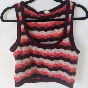 Crop top knit vintage